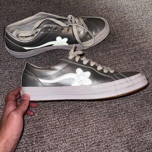 reflective golf wang converses size 10
